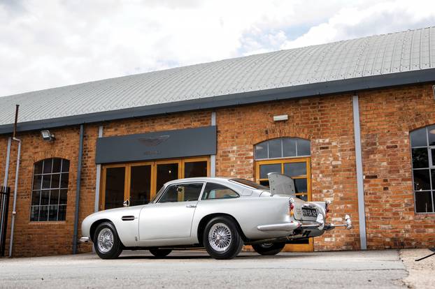 Handout photo of an original Aston Martin DB5 James Bond car