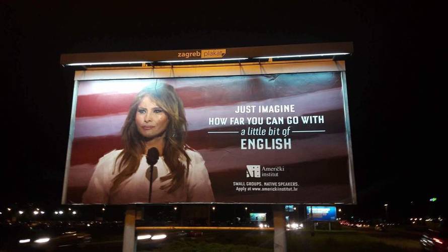 Plakat oduševio Hrvate, hoće li oduševiti i Melaniju Trump?