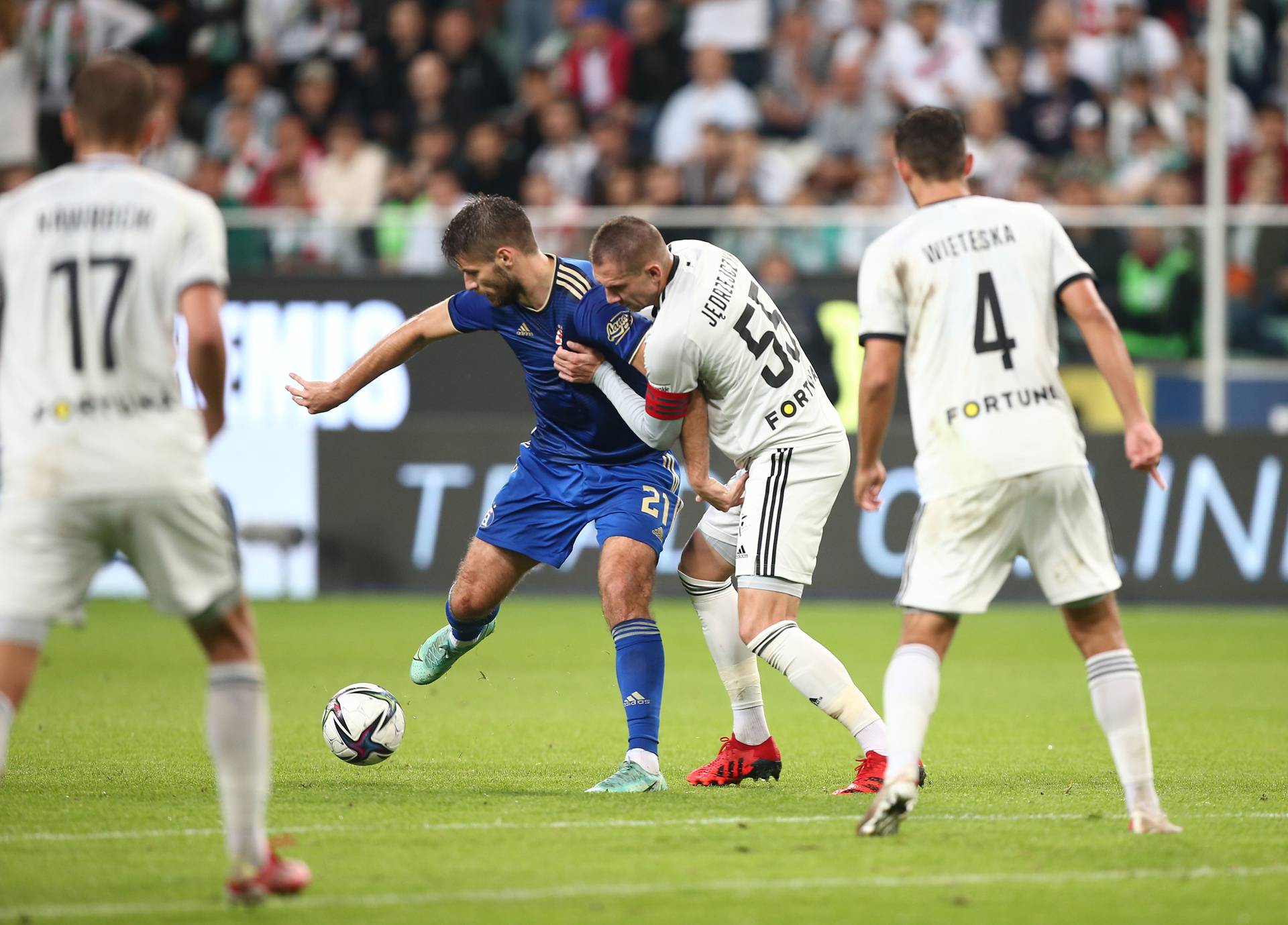 Druga utakmica 3. pretkola UEFA Lige prvaka,  Legia - GNK Dinamo Zagreb.