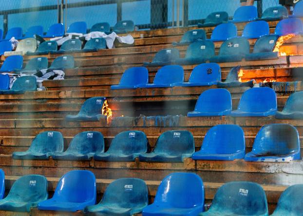 FOTO Pogledajte zgarište koje je ostavila Torcida u Varaždinu! 'Evo zašto toliko košta ulaznica'