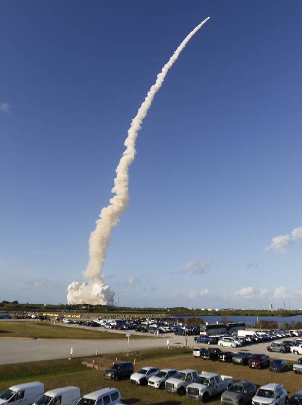 NASA's Artemis II mission to fly by the moon lifts off from the Kennedy Space Center in Cape Canaveral, Florida, U.S.