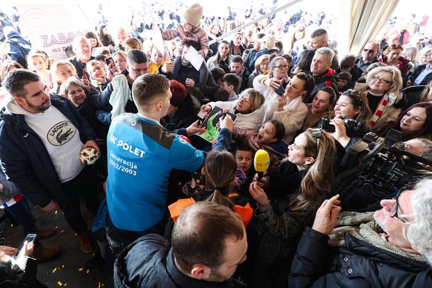 Zagreb: Doček srebrnog rukometaša Dominika Kuzmanovića u općini Brckovljani