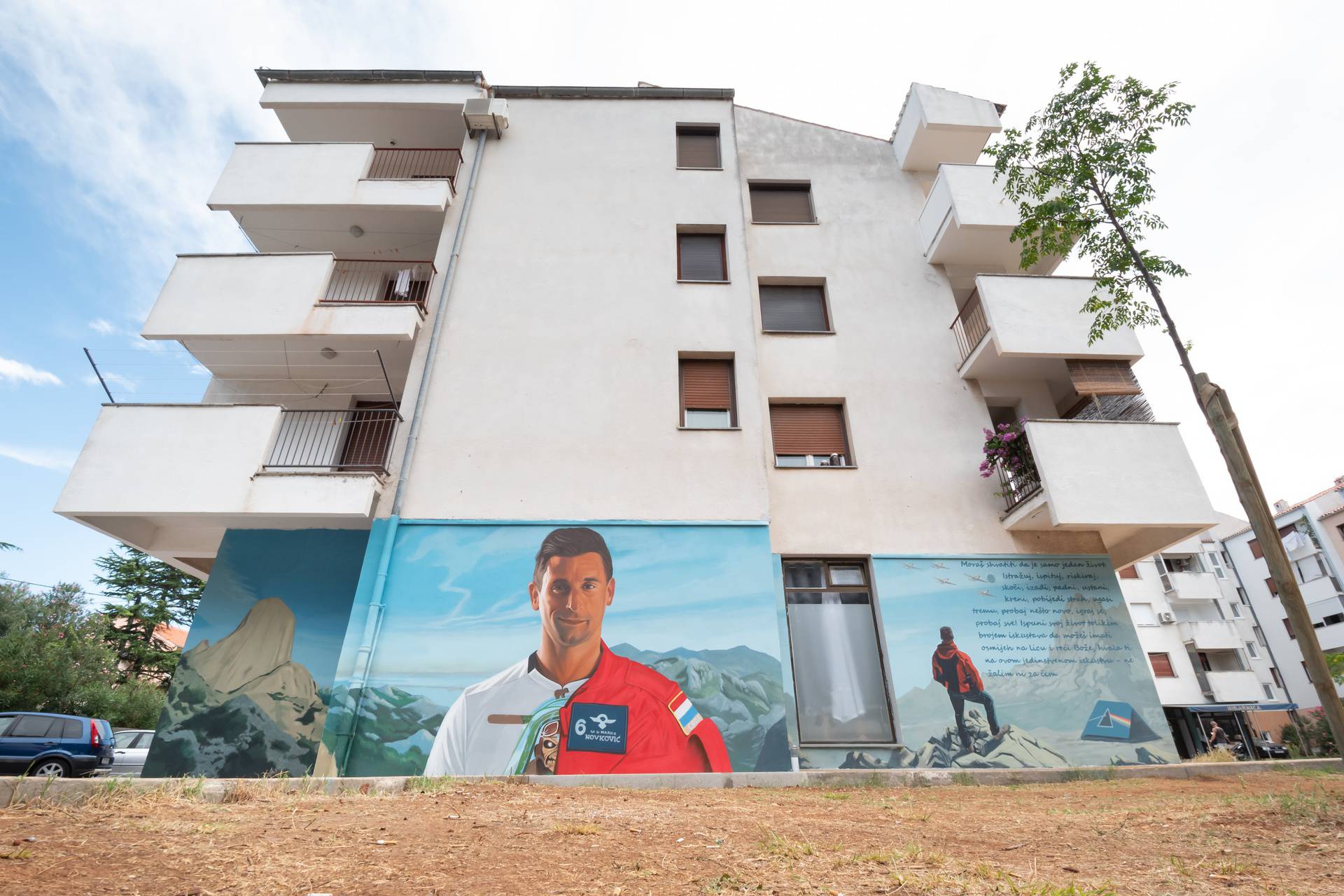 U Zadru oslikali mural u spomen preminulom pilotu Novkoviću