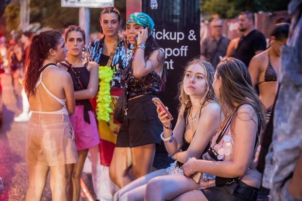 Split: Gužva nakon završetka Ultra Festivala