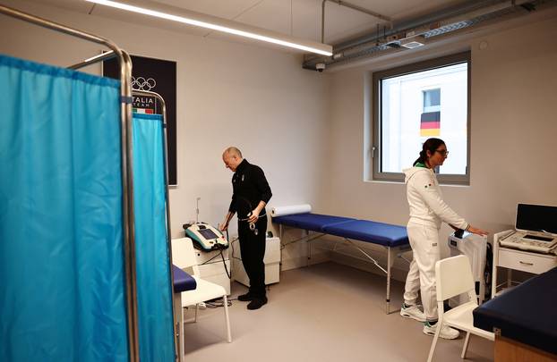 Milano Cortina 2026 Winter Olympics - Press Visit at the Olympic and Paralympic Athletes' Village