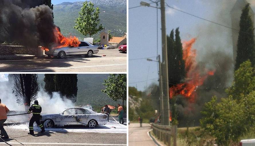 Panika u Zagvozdu: Buktinja iz automobila zahvatila je šumu