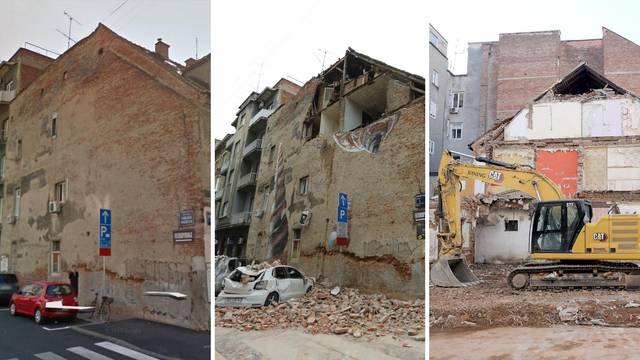 Nema više zgrade u Đorđićevoj: Srušili simbol potresa i otkrili problem i na susjednoj zgradi