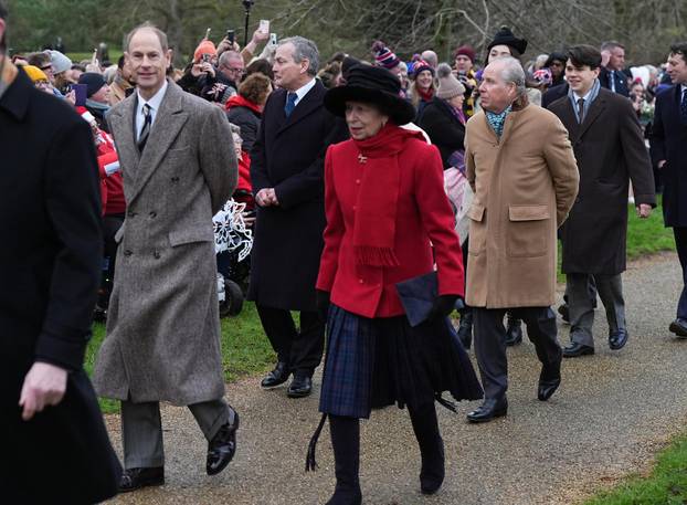 Royals attends Christmas Day Church service