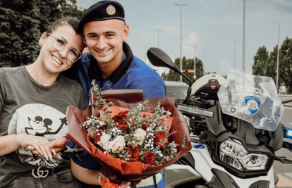 FOTO Policajac Marko zaustavio vozačicu i zaprosio je na istom mjestu gdje su se prvi put sreli!