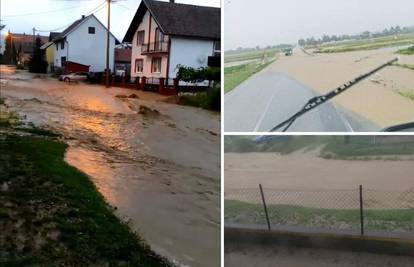 VIDEO Poplave i blatne bujice stvorile kaos kod Požege