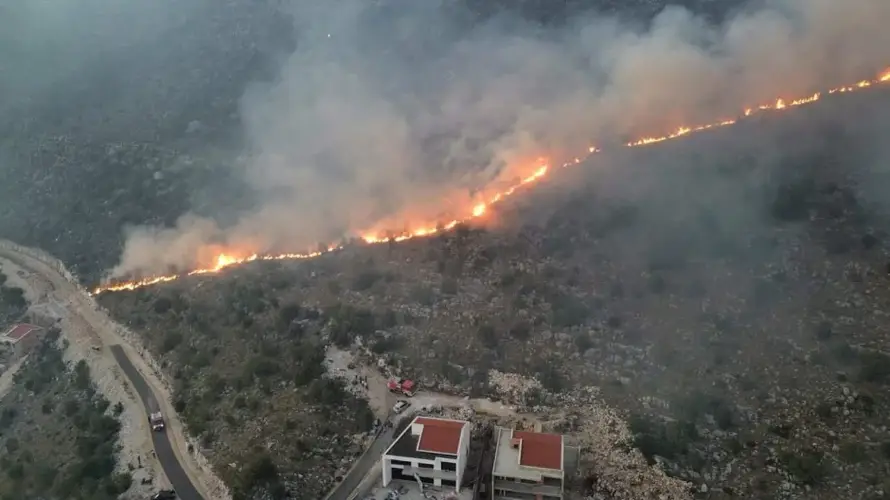 VIDEO Požar kod Dubrovnika i dalje aktivan: Vatra se širi...