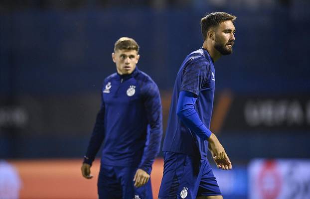 Zagreb: Trening GNK Dinamo uoči utakmice protiv Fenerbahce F.K.
