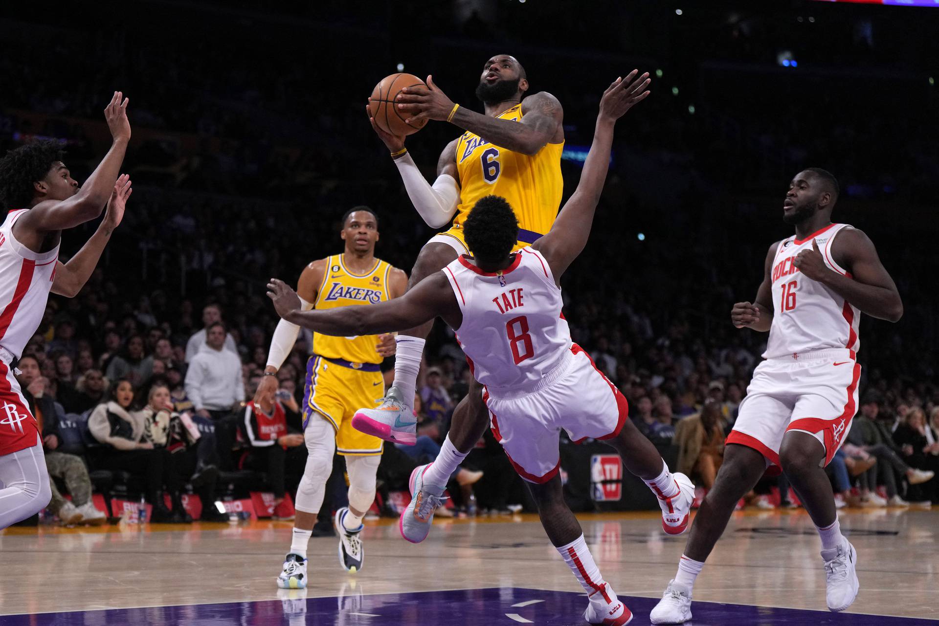 NBA: Houston Rockets at Los Angeles Lakers