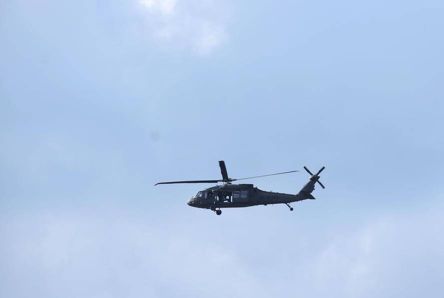 Zagreb: Generalna proba svečanog vojnog mimohoda - zračne snage 