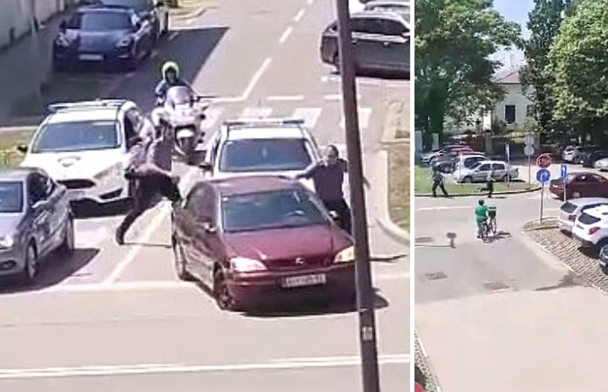 VIDEO Potjera u Vukovaru: Bježala policiji, udarila im u auto. Jedva su je izvukli van