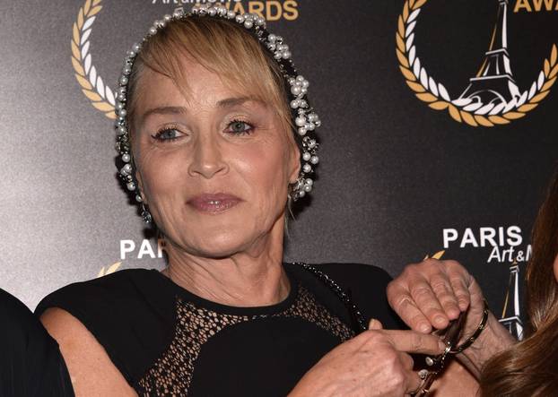 Projection du documentaire "An Undeniable Voice" produit par Sharon Stone lors du " Paris Art and Movie Awards, PAMA" au Grand Rex Ã  Paris