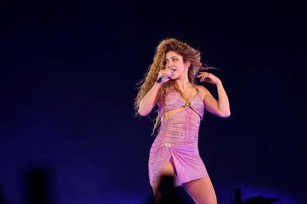 Shakira's Las Mujeres Ya No Lloran World Tour Concert in Bogota