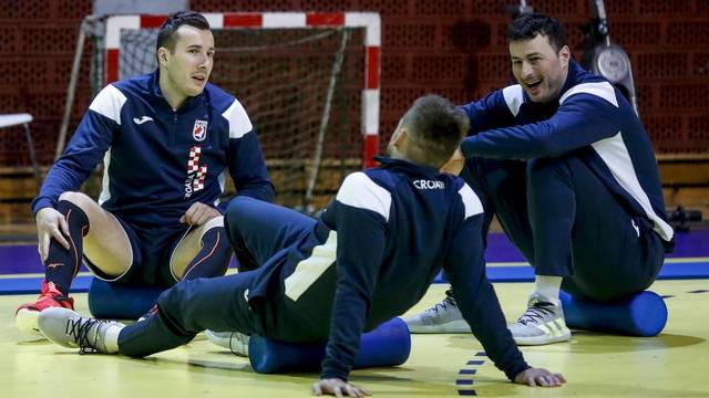 Zagreb: Trening hrvatske rukometne reprezentacije uoči kvalifikacija za Olimpijske igre