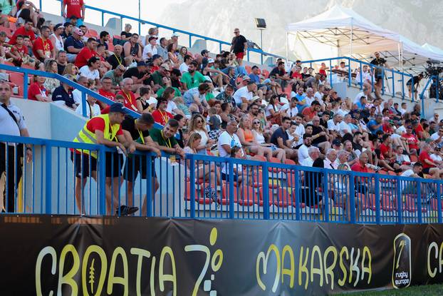 Makarska: Andrej Plenković nazočio utakmici Europskog prvenstva u ragbiju između Hrvatske i Gruzije
