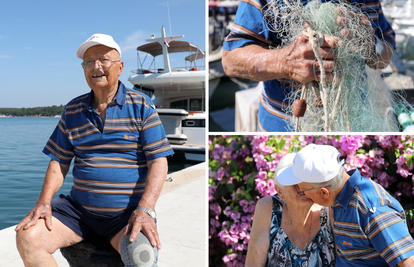 Mario (91) je istarska legenda: 'U ribarici sam rođen, živim u Ribarskoj i, naravno, ribar sam'