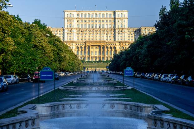 Parliament building in Bucharest