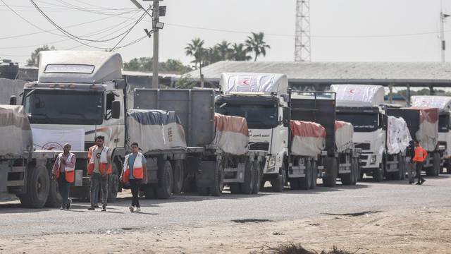 Palestinian-Israeli conflict - Aid convoy to Gaza