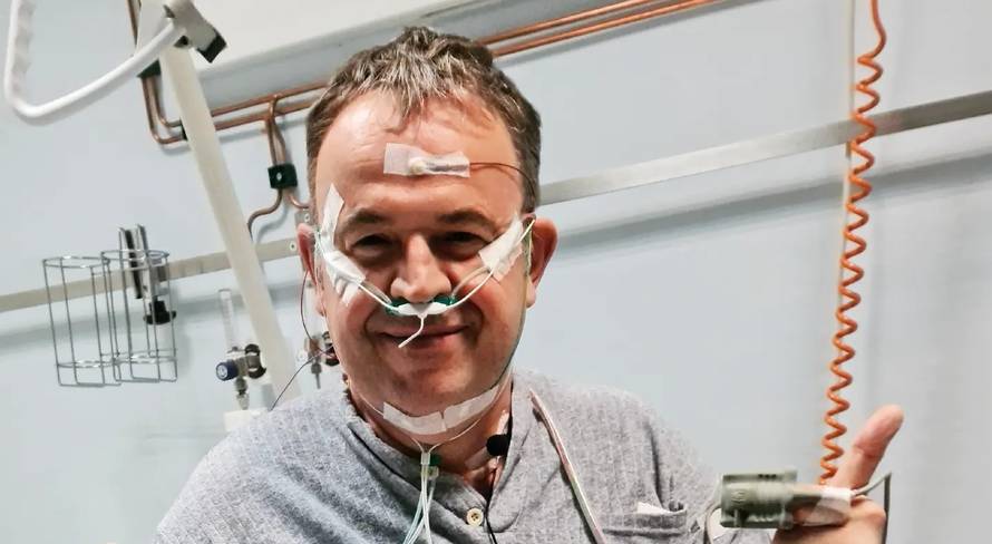 Siniša Ružić prenoćio u bolnici: 'Gubitak kisika je noćna mora'