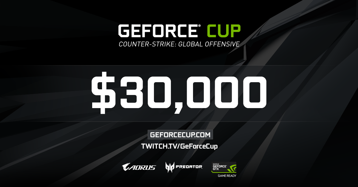 Igrajte na GeForce Cupu 2017. i borite se za 210.000 kuna