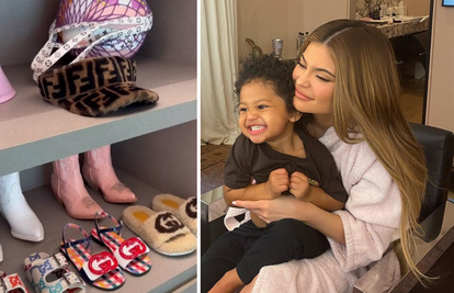 Kylie snimila djelić ormara kćeri Stormi: Samo sandale i kape koštaju više od 26 tisuća kuna