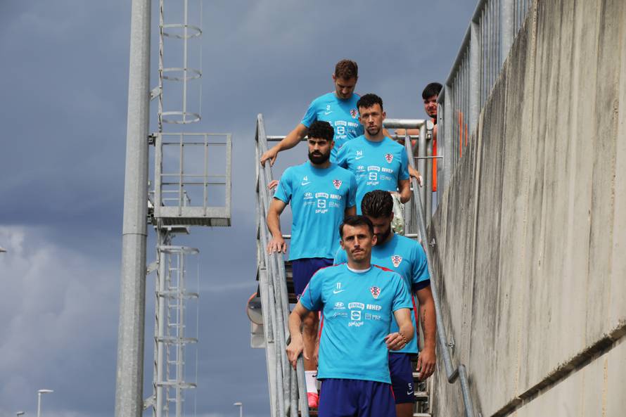 Rijeka: Trening Hrvatske nogometne reprezentacije
