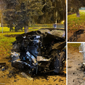 VIDEO Pogledajte scene užasa s Maksimira: BMW-om se zabio u stup, auto je totalno smrskan