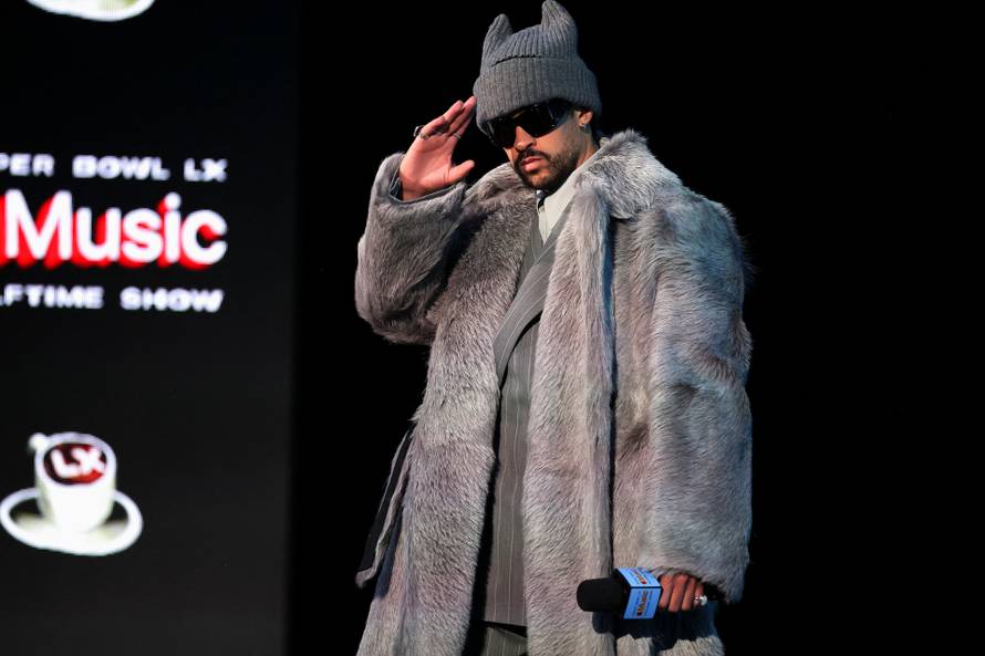 Bad Bunny holds halftime show press conference ahead of Sunday's performance at the Super Bowl LX in San Francisco