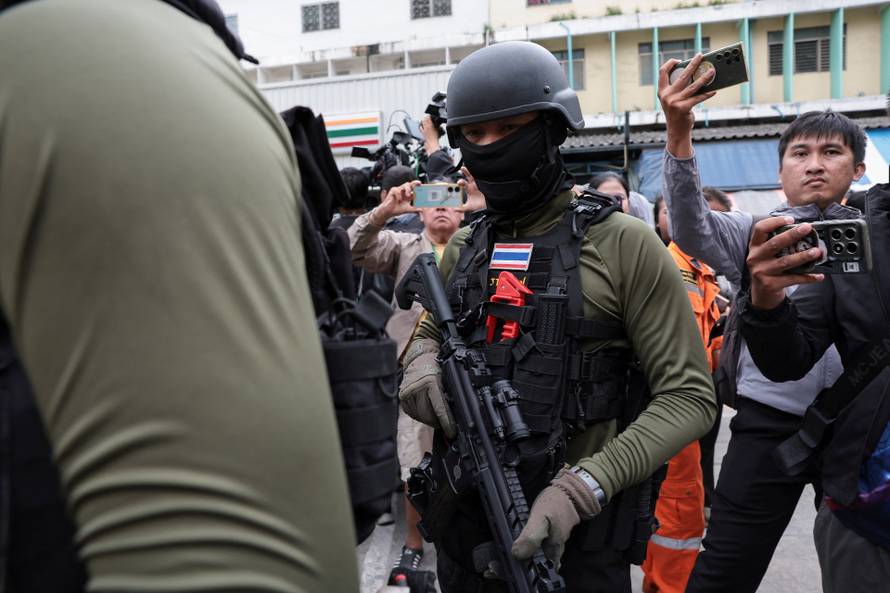 Shooting takes place at a school in Thailand, officials say