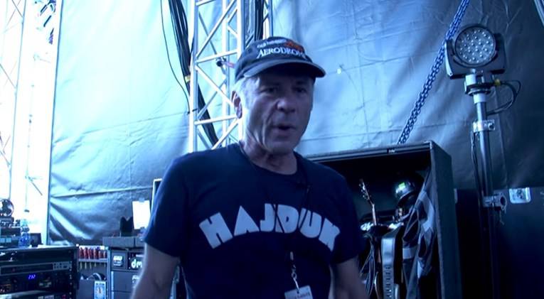 Frontmen Iron Maidena nosio majicu Hajduka u Rumunjskoj