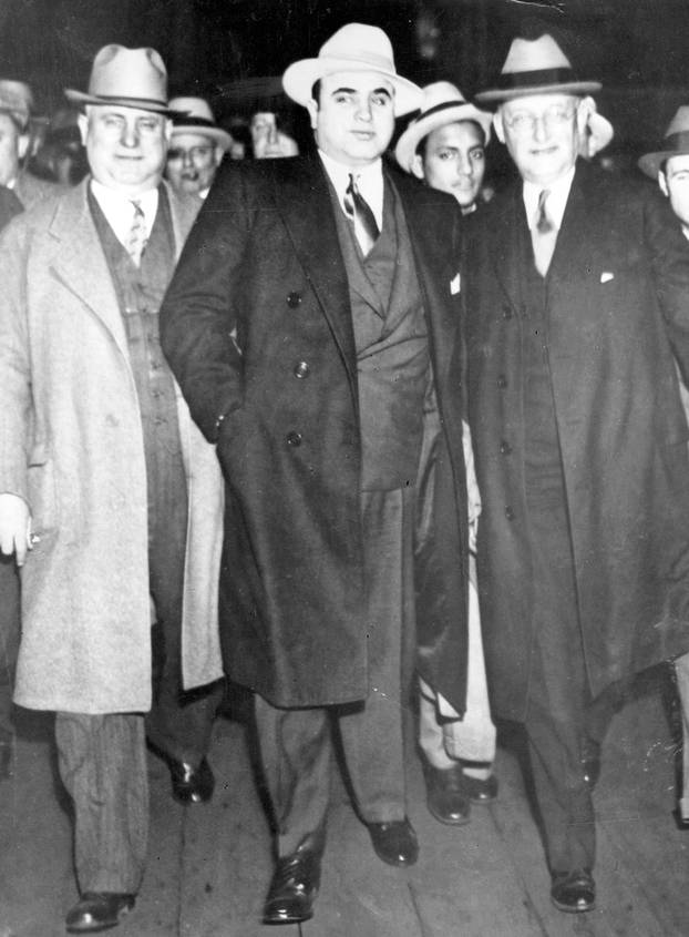 Gangster Al Capone with Marshall Laubenheimer in New York