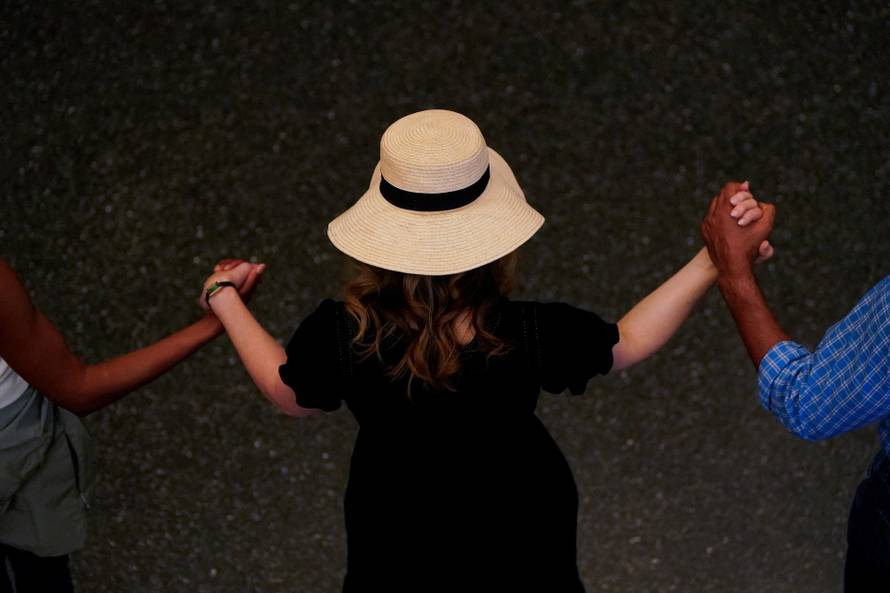 Vigil for conservative activist Charlie Kirk in Washington, D.C.