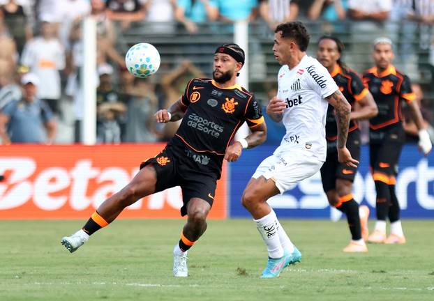 Brasileiro Championship - Santos v Corinthians