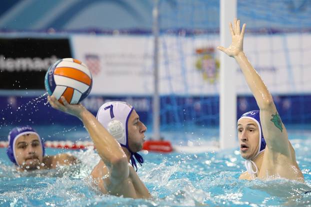 Dubrovnik: Susret Slovačke i Rumunjske na Europskom prvenstvu u vaterpolu