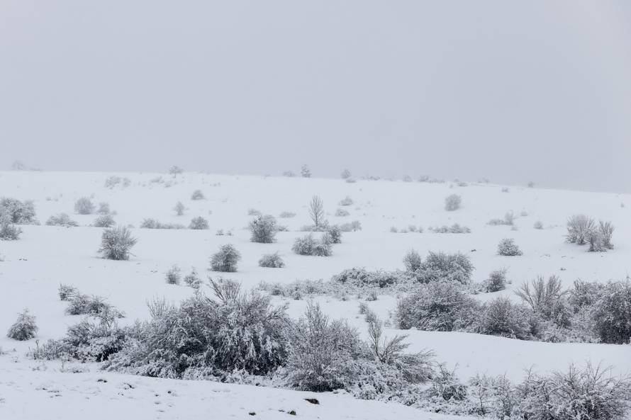 Korenica: Snijeg u Lici