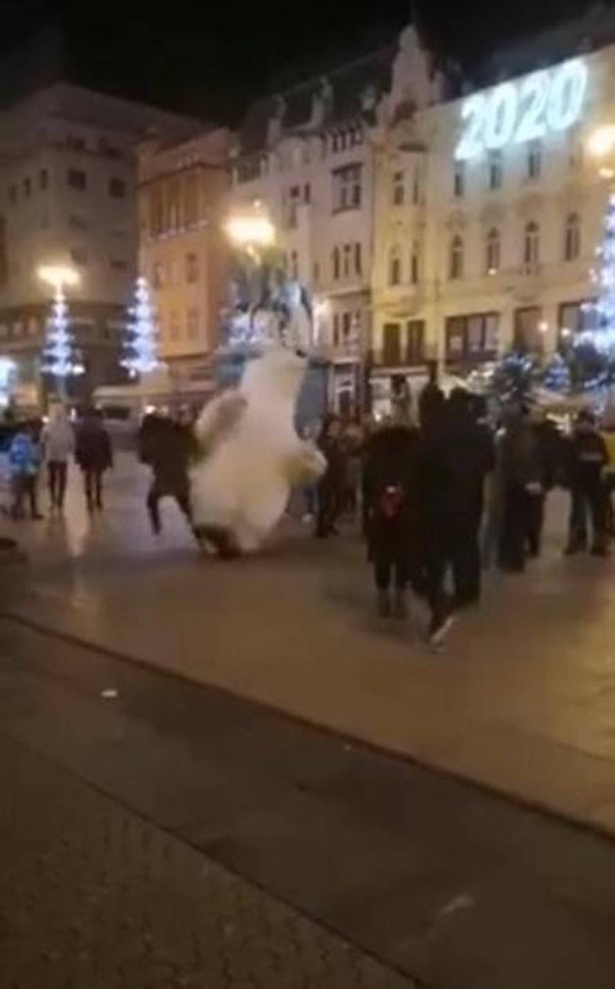 Udario maskotu, dobio nogom u glavu, a sad i prijavu policije