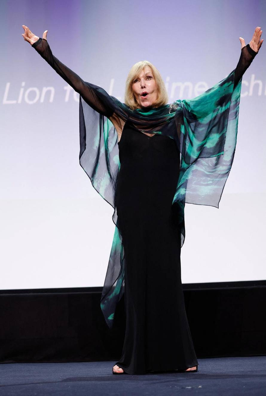 Actor Kim Novak honoured with the Golden Lion for Lifetime Achievement, in Venice
