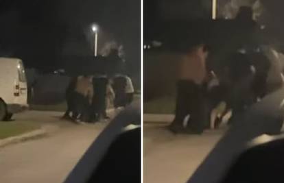 UZNEMIRUJUĆI VIDEO Ovako je počeo kaos u Sl. Brodu! Potukli su se stranci. Jedan izboden!