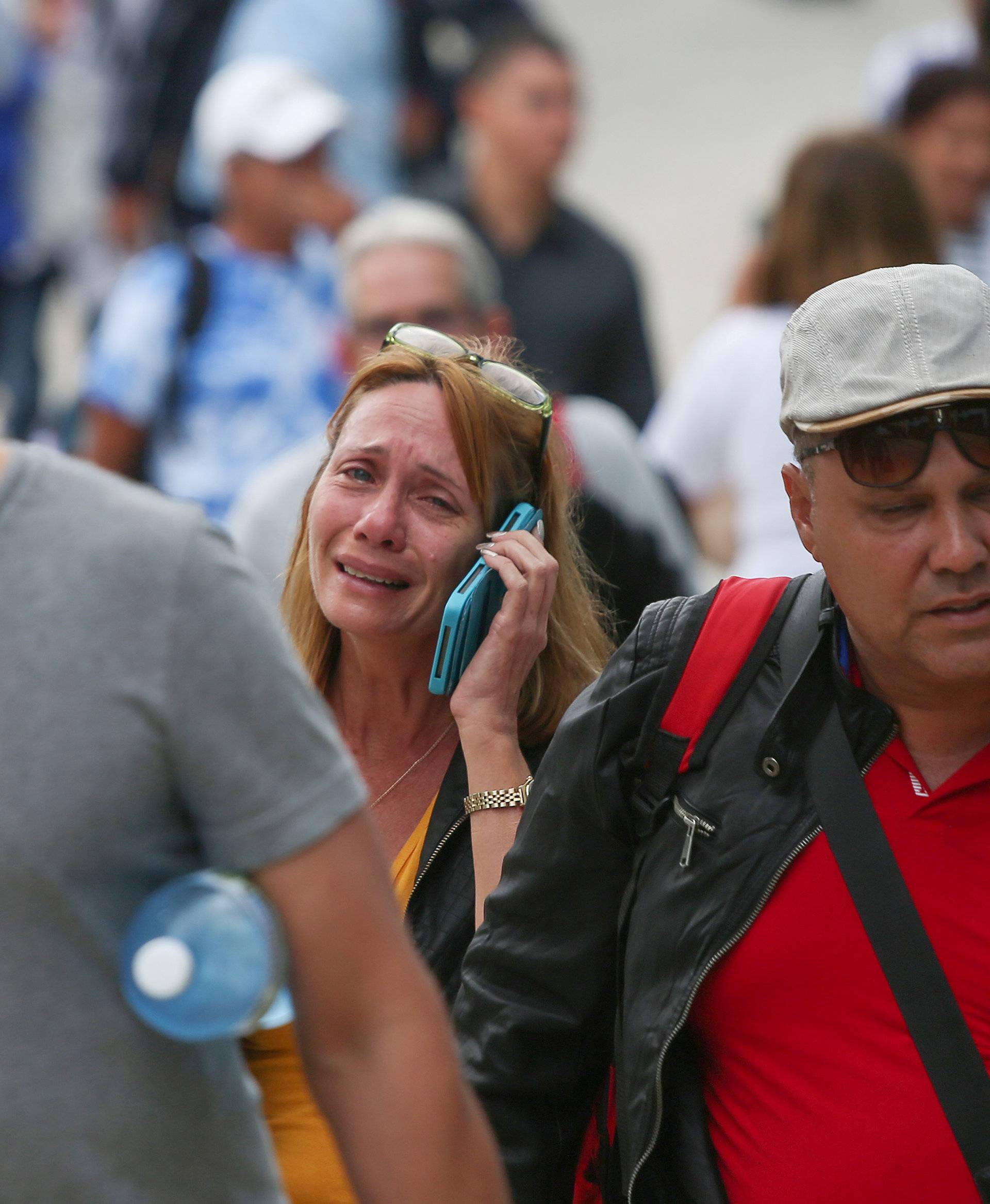 Relatives of victims of the Boeing 737 plane that crashed after taking off from Havana's main airport yesterday, arrive to a hotel in Havana