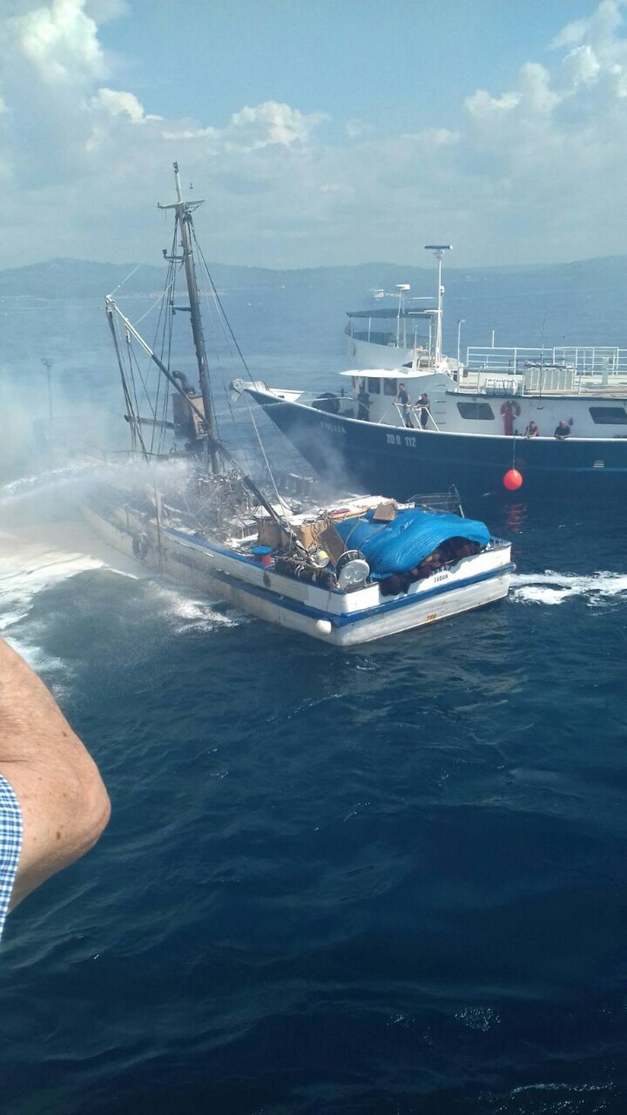 Požar progutao ribaricu: 'Gasili smo svime, vatra je bila brža'