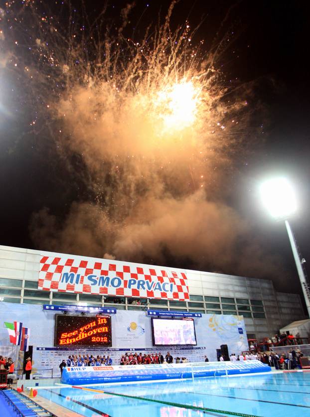 ARHIVA - 2010. Zagreb: Hrvatska vaterpolo reprezentacija postala europski prvak