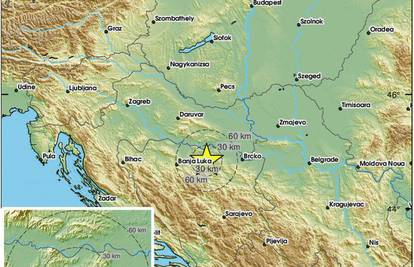 Potres od 2.8 po Richteru  zatresao BiH: 'Bio je bučan'