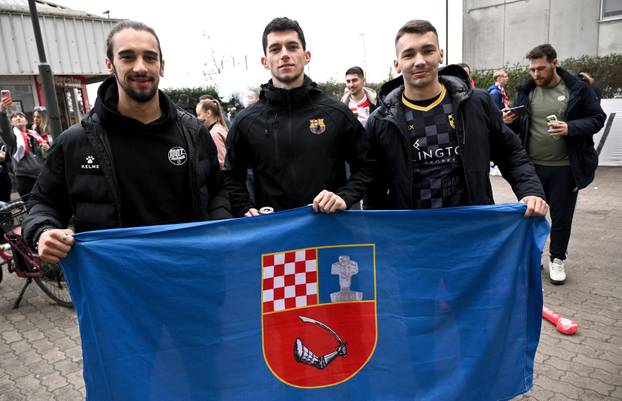 Ljubljana: Dolazak navijača na utakmicu Francuska - Hrvatska 