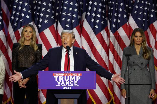 2024 U.S. Presidential Election Night, at Palm Beach County Convention Center, in West Palm Beach, Florida