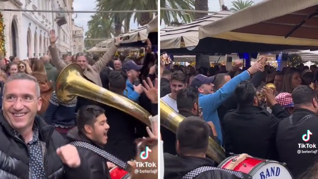 VIDEO Širi se snimka iz Splita: Okupljeni pjevaju Đurđevdan, prenijeli su je i srpski mediji