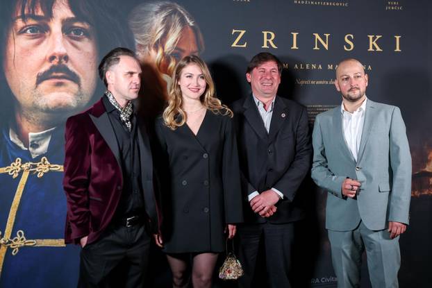 Zagreb: Premijera dugometražnog igrano-dokumentarnog filma "Zrinski"